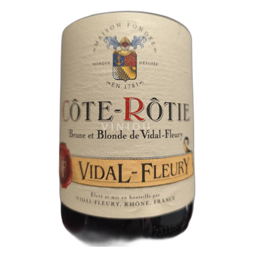 Rhônen laakso Côte-rôtie Vidal-Fleury Brune et Blonde de Vidal-Fleury 2020