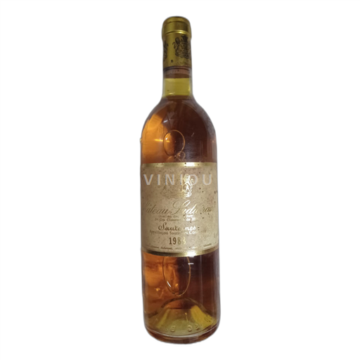 Bordeaux Sauternes Château Suduiraut 1988