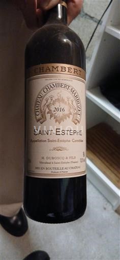 Bordeaux Saint-Estèphe Château Chambert-Marbuzet 2016