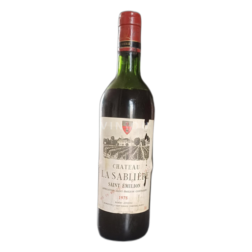 Bordeaux Saint-Émilion Château La Sablière 1978