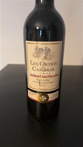 Languedoc y Rosellón País de Oc Les Ormes de Cambras Merlot 2023