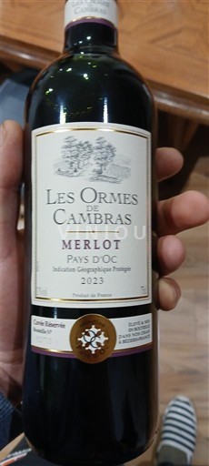 Languedoc-Roussillon Pays d'Oc Les Ormes de Cambras Merlot 2023