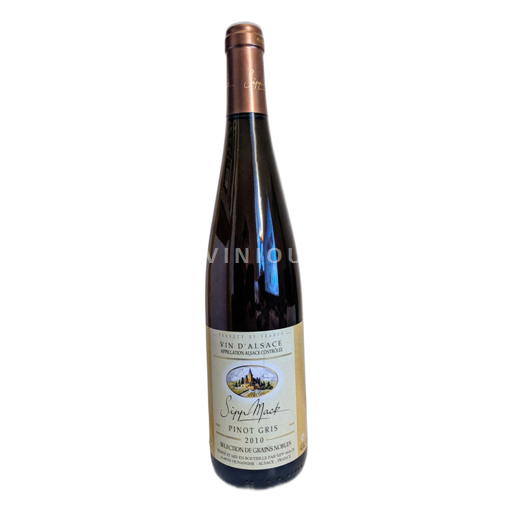 Alsace Pinot Grigio Sipp Mack Sélections grains nobles 2010
