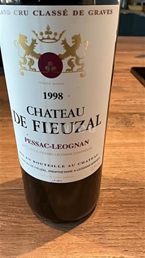 Vin Pessac-Léognan Château de Fieuzal - 2022 - Avis, conseil