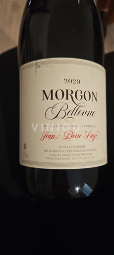 Beaujolais Morgon Jean-Pierre Large Bellevue 2020