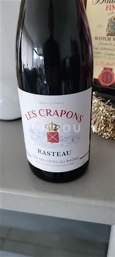 Rhône Valley Rasteau Les Crapons 2019