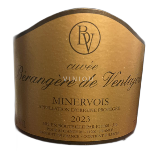 Languedoc Minervois Bérangère de Ventajou 2023