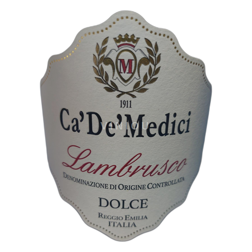 Emilia-Romagna Wines Lambrusco Ca'De'Medici Non-Vintage