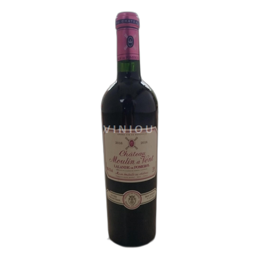 Burdeos Lalande-de-Pomerol Château Moulin à Vent Collection 2016