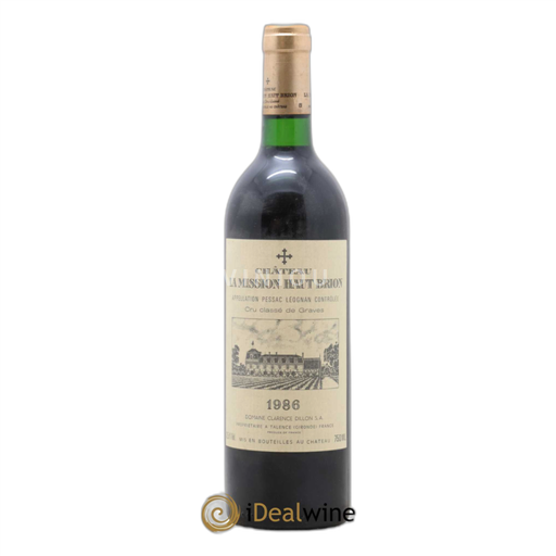 Burdeos Pessac-Léognan Château La Mission Haut-Brion 1986