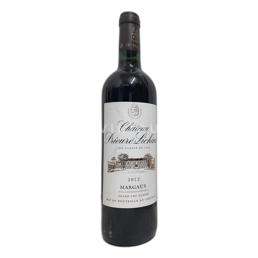 Bordeaux Margaux Château Prieure Lichine 2012