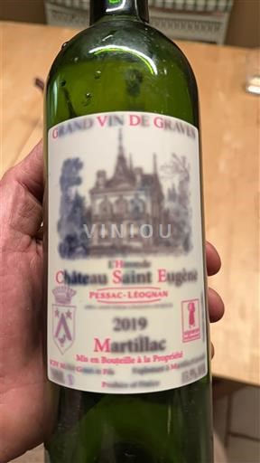 Bordeaux Pessac-Léognan Château Saint Eugène 2019