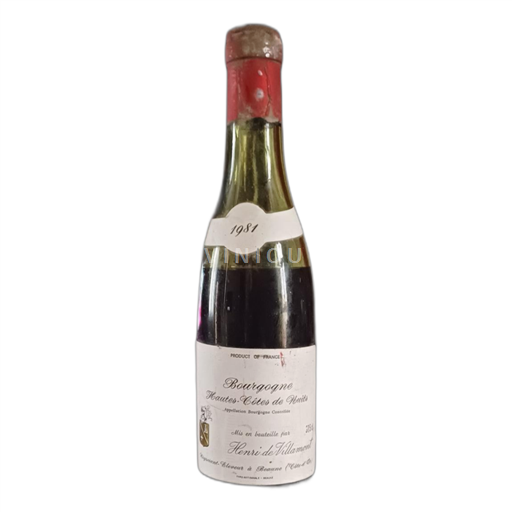 Borgoña Hautes Côtes de Nuits Henri de Villamont 1981