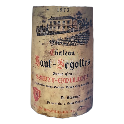 Bordeaux Saint-Émilion Grand Cru Château Haut-Segottes 1975