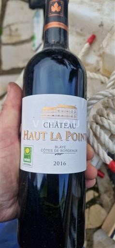 Bordeaux Blaye-côtes-de-bordeaux Château Haut La Pointe 2016