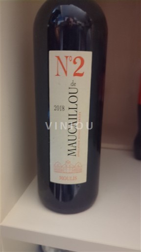 Bordeaux Ospecificerad Maucaillou N°2 2018