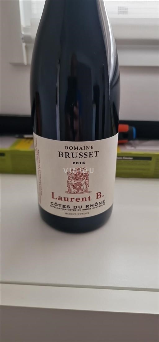 Valle del Ródano Côtes del Ródano Domaine Brusset Laurent B. 2016