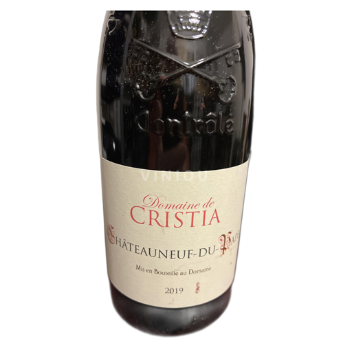 Vallée du Rhône Châteauneuf-du-pape Domaine de Cristia 2019