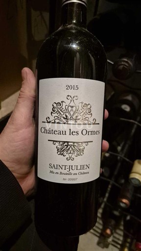 Burdeos Saint-Julien Château les Ormes 2015