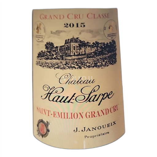 Bordeaux Saint-Émilion Grand Cru Château Haut-Sarpe 2015