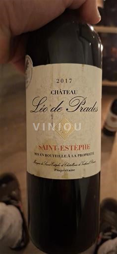 Bordéus Saint-Estèphe Château Léo de Prades 2017