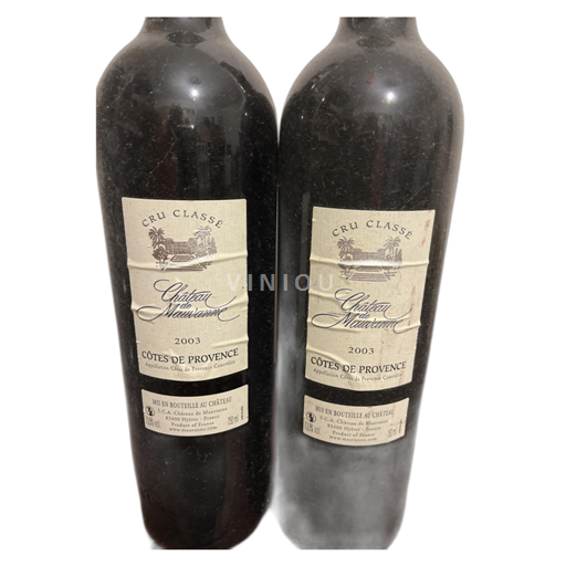 Provence Côtes de Provence Château de Mauvanne 2003
