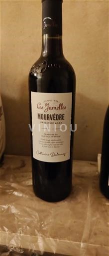 Languedoc e Roussillon Pays d'oc Les jamelles Mourvèdre 2020