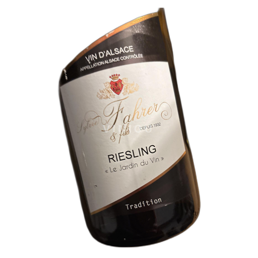 Alsazia Riesling Sylvie Fahrer & Fils Le Jardin du Vin 2023