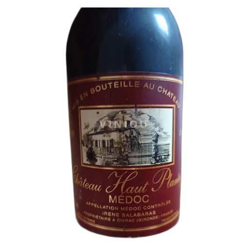 Burdeos Médoc Château Haut Plançon 1999