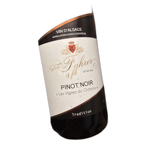 Alsazia Pinot nero Sylvie Fahrer & fils Les Vignes du Château 2023