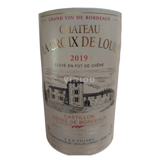 Bordeaux Castillon Côtes de Bordeaux Château La Croix de Louis 2019
