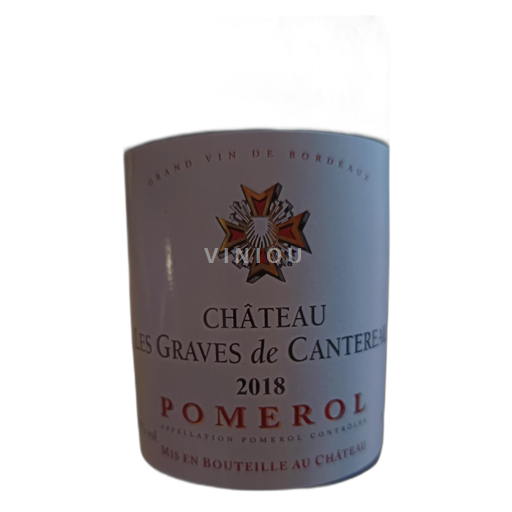 Bordeaux Pomerol Château Les Graves de Cantereau 2018