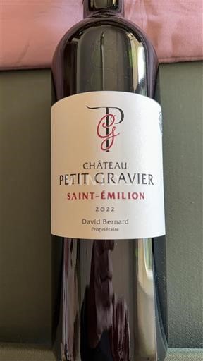 Bordeaux Saint-Émilion Château Petit Gravier 2022
