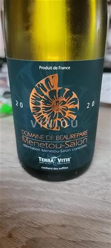 Vallée de la Loire Menetou-salon Domaine de Beaurepaire 2020