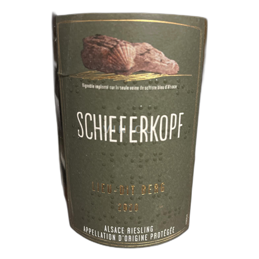 Alsácia Riesling Schieferkopf Lieu-Dit Berg 2020