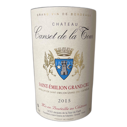 Bordeaux Saint-Émilion Grand Cru Château Canset de la Tour 2015