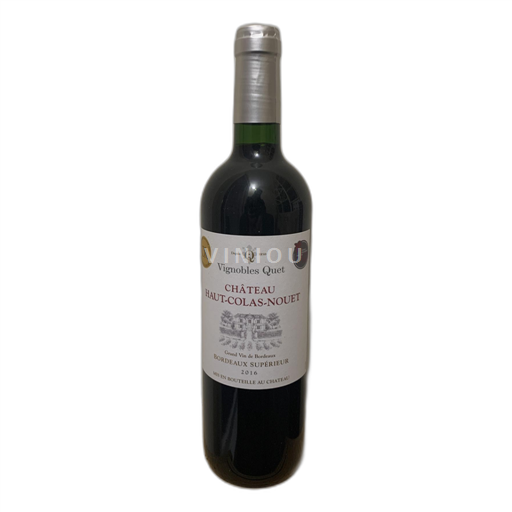 Bordéus Bordeaux Superior Château Haut-Colas-Nouet 2016