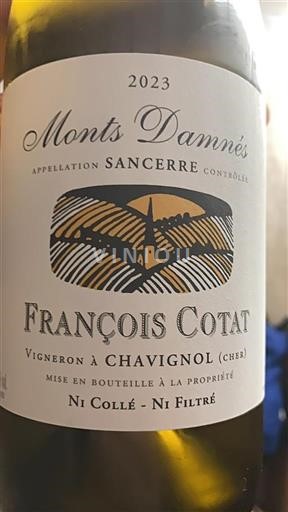 Loire Valley Sancerre François Cotat Monts Damnés 2023