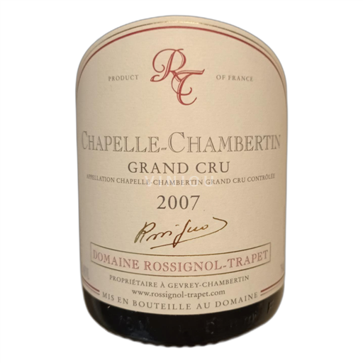 Bourgogne Ikke specificeret Domaine Rossignol-Trapet Chapelle-Chambertin 2007