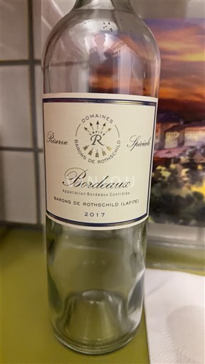 Vin Bordeaux Barons de Rothschild Lafite - Réserve Spéciale - 1996