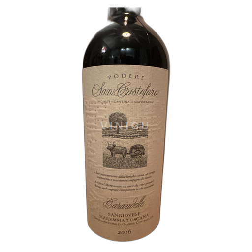 Toscana Ikke specificeret Podere San Cristoforo Carandelle 2016