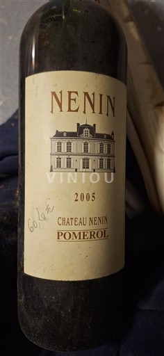 Bordeaux Pomerol Château Nénin 2005