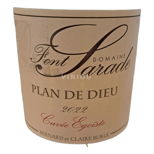 Rhône Valley Unspecified Font Sarade Égoïste 2022