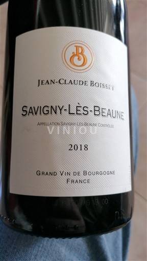 Bourgogne Savigny-lès-Beaune Jean claude boisset 2018
