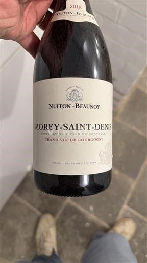 Bourgondië Morey-saint-denis Nuiton-beaunoy 2018