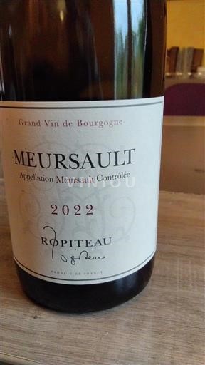 Bourgogne Meursault Ropiteau 2022