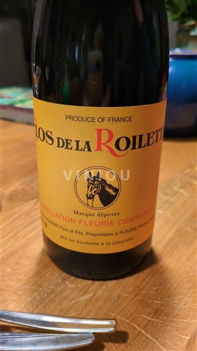 Beaujolais Fleurie Clos de la roilette 2020