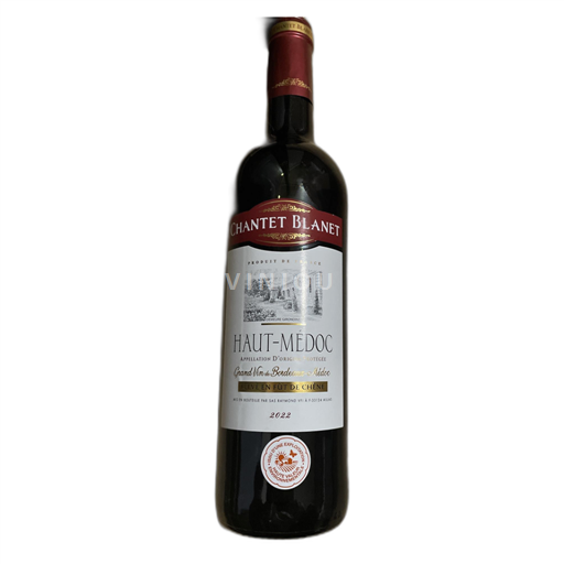 Bordeaux Haut-Médoc Chante Blanet 2022