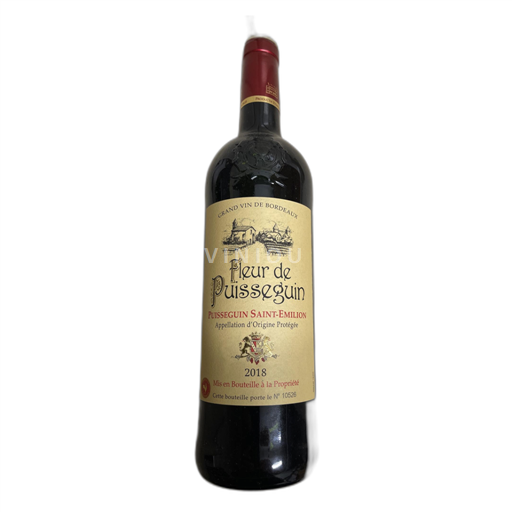 Bordeaux Puisseguin-Saint-Émilion Fleur de Puisseguin 2018