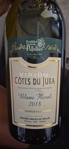 Jura Côtes-du-Jura Fruitière Vinicole de Pupillin Blanc Floral 2018